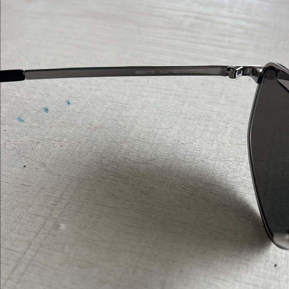 Men’s XL Balenciaga™ BB0277S 003 60 - Gunmetal/Blueflash sunglasses - Picture 6 of 10